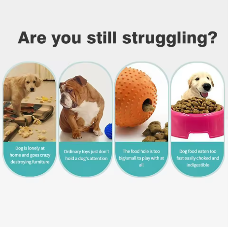 Rotating interactive dog toy