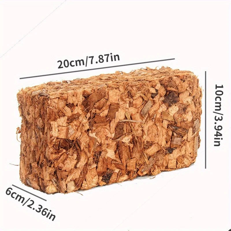 Écorce de coco compressée – Litière naturelle pour reptiles & tortues