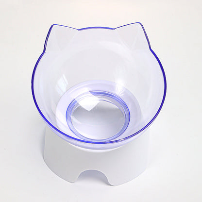 Double Compartment Cat Bowl – Ergonomic Design for the Cervical Spine