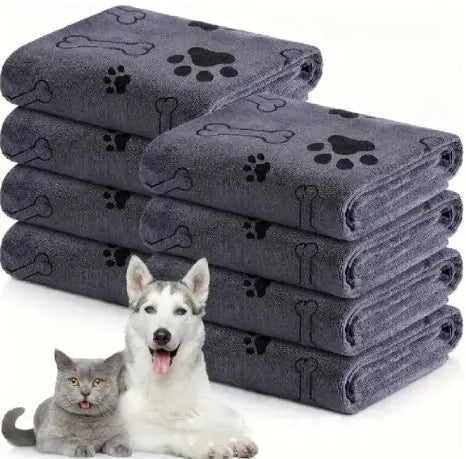 Serviette pour animaux de compagnie, chien et chat