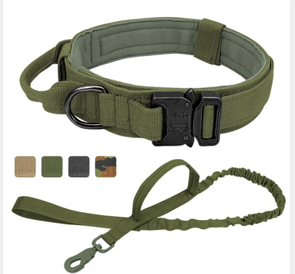 Tactical Nylon Dog Collar for Large Breeds