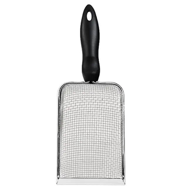 Tamis à Sable en Acier Inoxydable pour Reptiles – Pelle à Substrat Pratique et Durable