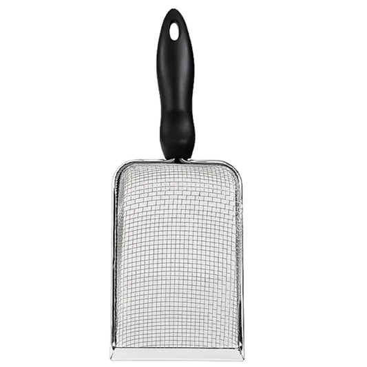 Tamis à Sable en Acier Inoxydable pour Reptiles – Pelle à Substrat Pratique et Durable