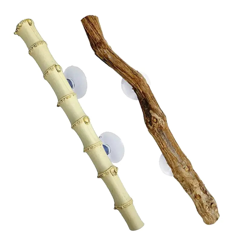 Branche en liane pour reptiles avec ventouses – Coin décoratif pour terrarium