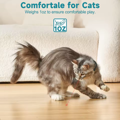 Collier Laser Interactif pour Chat – Amusez votre félin sans effort !