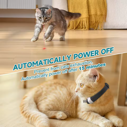 Collier Laser Interactif pour Chat – Amusez votre félin sans effort !
