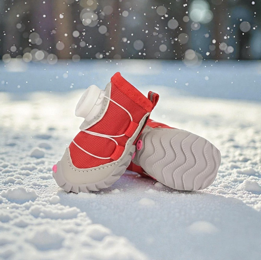 Bottines d'Hiver Imperméables pour Chien - Anti-Sel & Antidérapantes -20°C