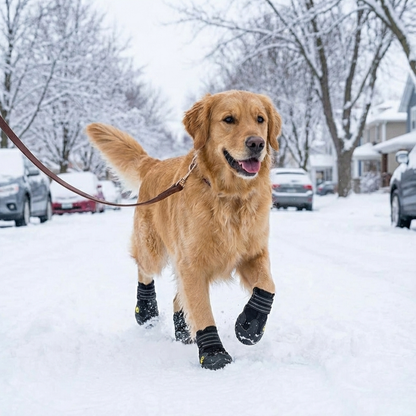 Bottes Imperméables pour Grand Chien - Protection 4 Pattes avec Semelle Antidérapante