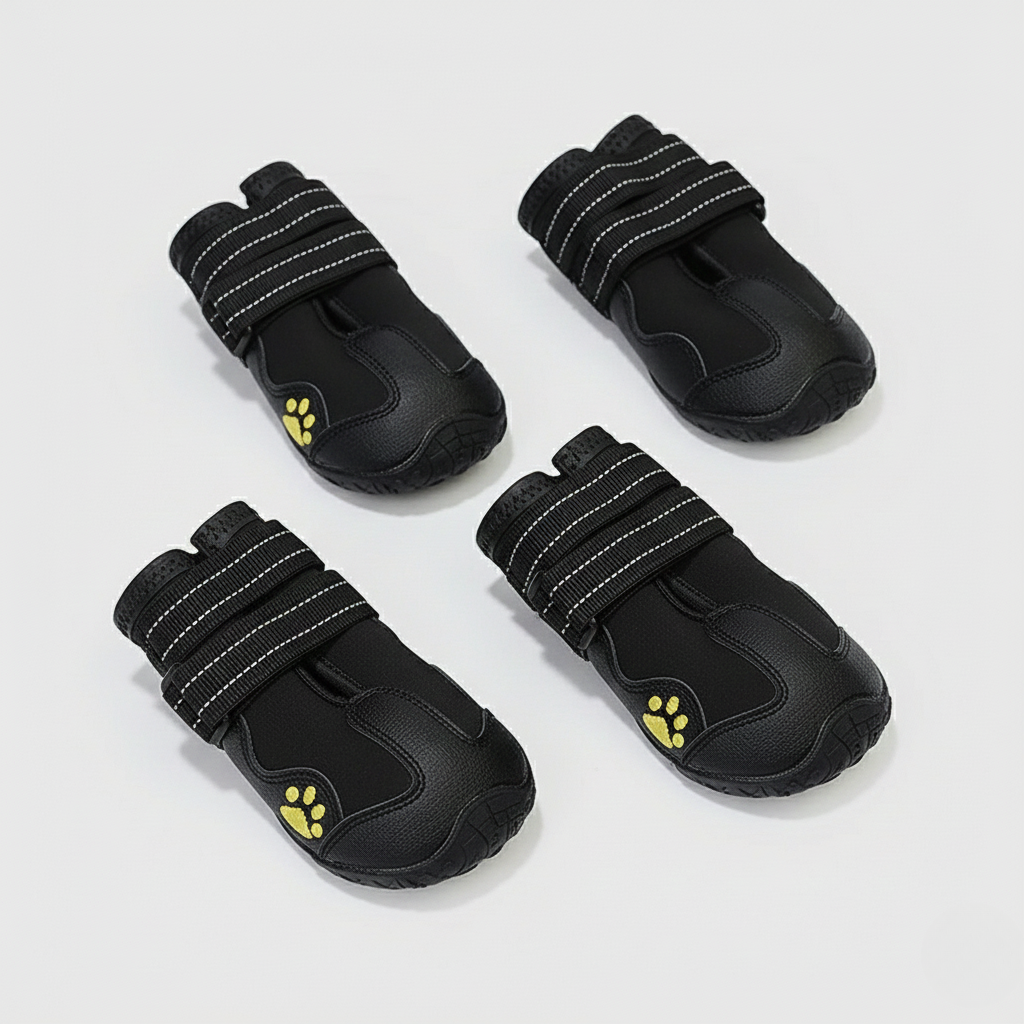 Bottes Imperméables pour Grand Chien - Protection 4 Pattes avec Semelle Antidérapante