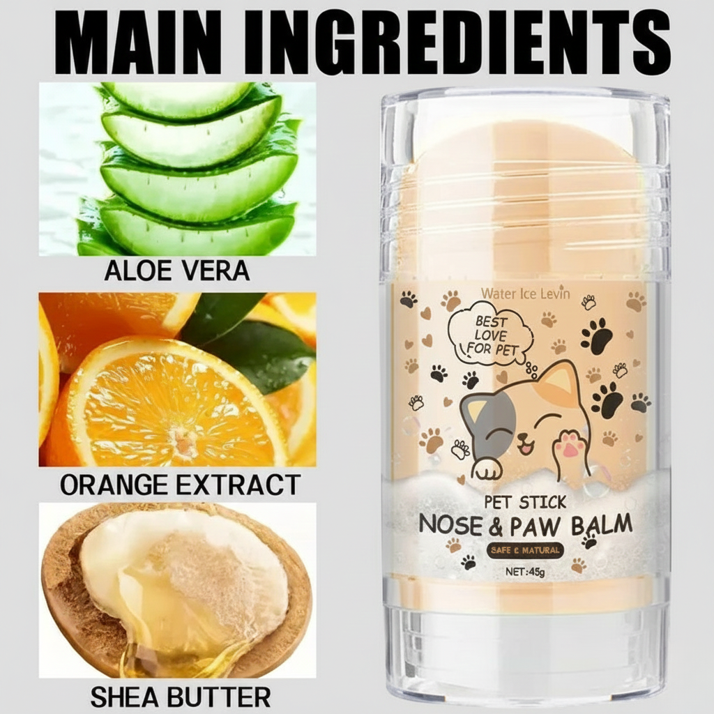 Baume Hydratant pour Nez et Pattes – Protégez Votre Compagnon Toute l'Année