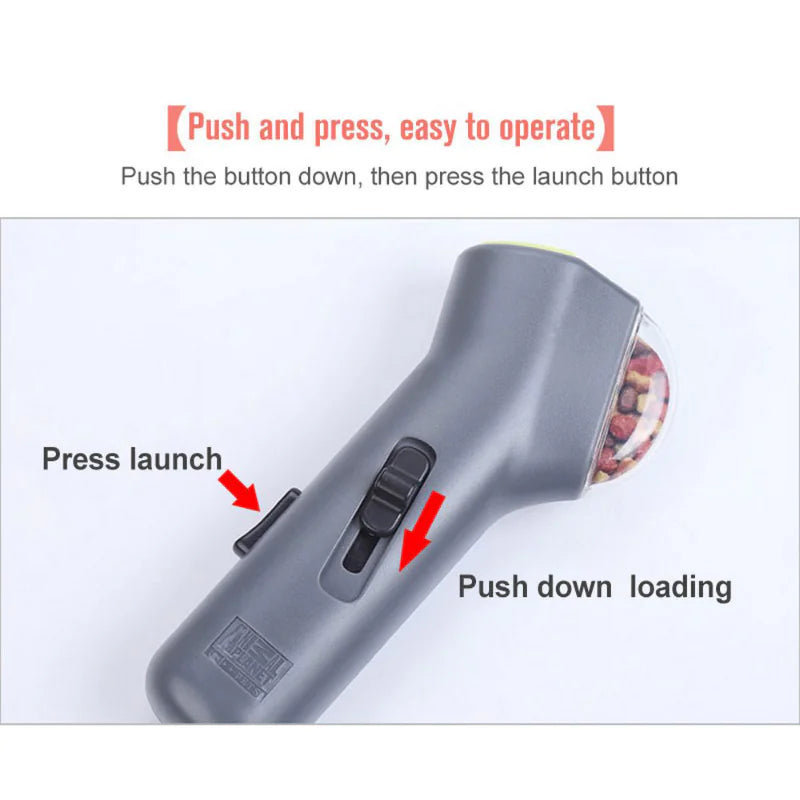 Lanceur automatique de friandises pour animaux de compagnie