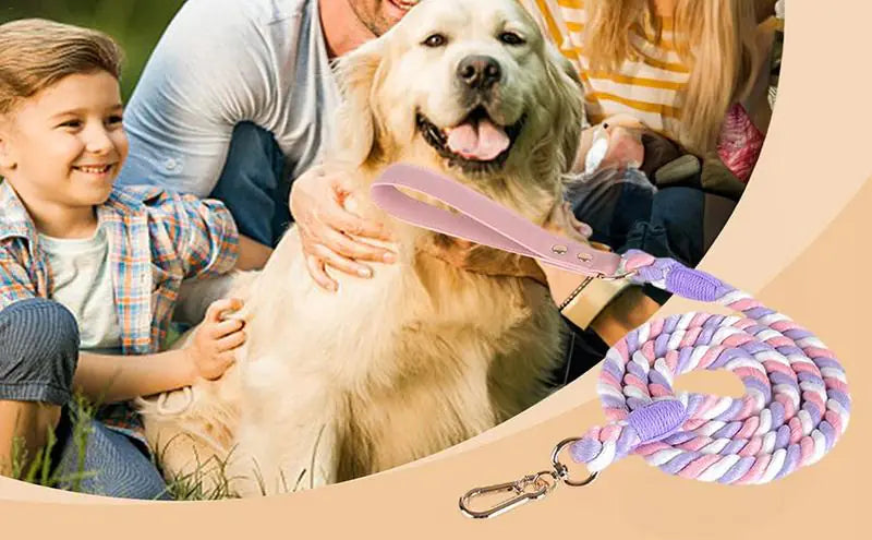 Laisse pour chien robuste et durable avec poignée confortable