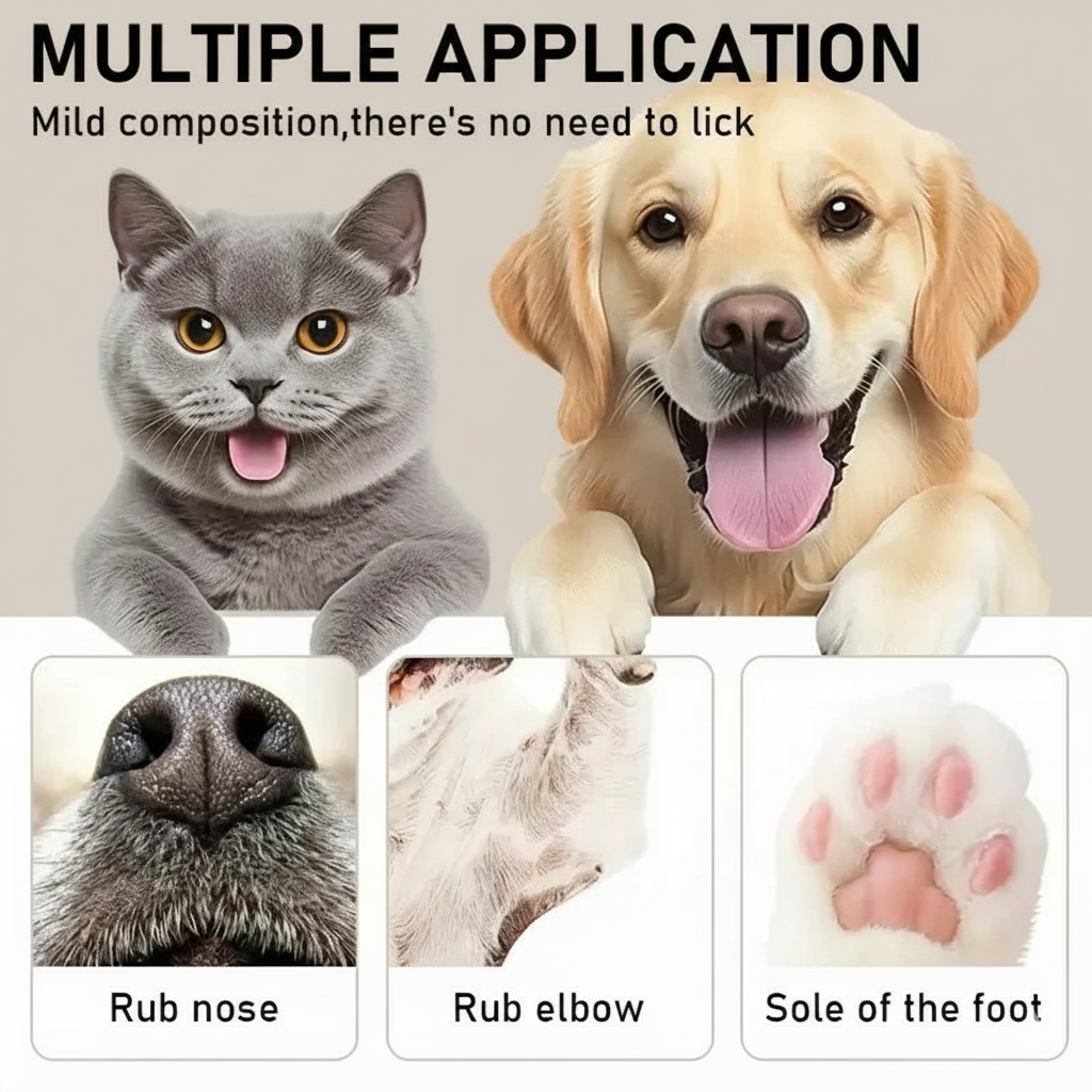 Baume Hydratant pour Nez et Pattes – Protégez Votre Compagnon Toute l'Année