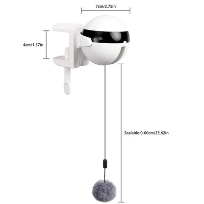 Automatic Hanging Electric Cat Toy – Intelligent Interactive Ball