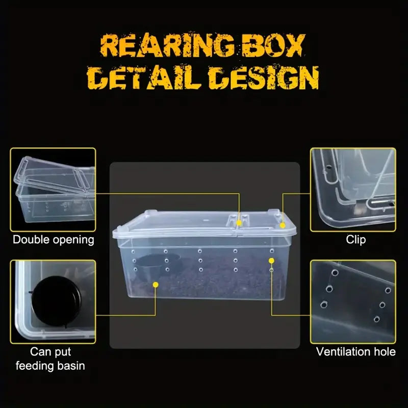 Boîte d’élevage pour reptiles et insectes