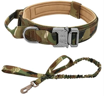 Tactical Nylon Dog Collar for Large Breeds