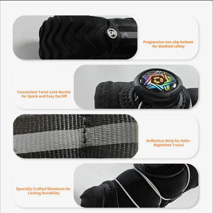 Bottines d'Hiver Imperméables pour Chien - Anti-Sel & Antidérapantes -20°C