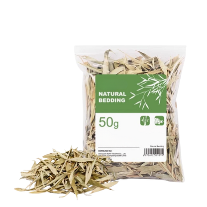 Feuilles de bambou naturelles pour literie de reptiles et tortues – 50 g