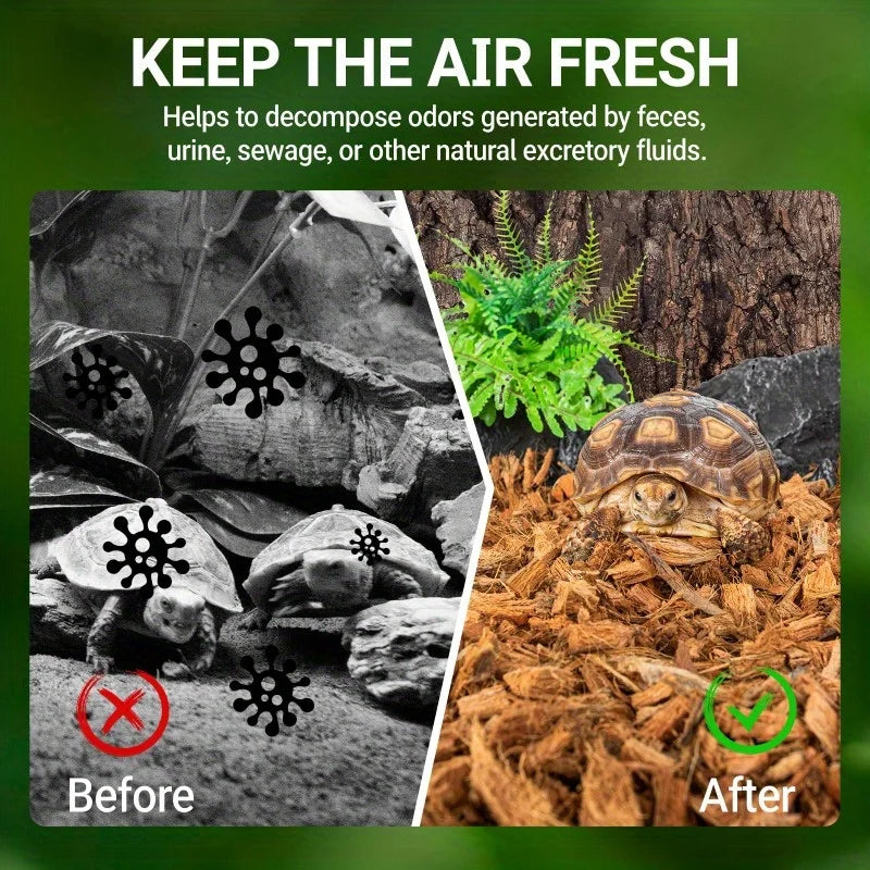 Écorce de coco compressée – Litière naturelle pour reptiles & tortues