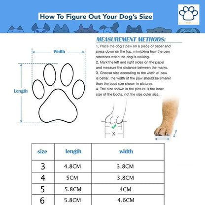 Bottines d'Hiver Imperméables pour Chien - Anti-Sel & Antidérapantes -20°C