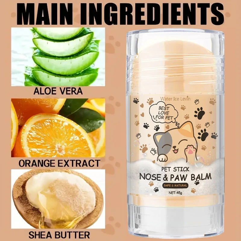 Baume hydratant pour nez et pattes – protection et réparation pour chiens et chats