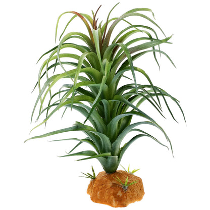 Plante décorative artificielle pour terrarium – Accessoire reptile réaliste (lézard, gecko, tortue, serpent)