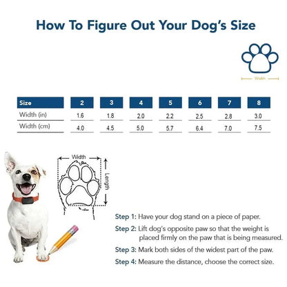 Bottes Imperméables pour Grand Chien - Protection 4 Pattes avec Semelle Antidérapante