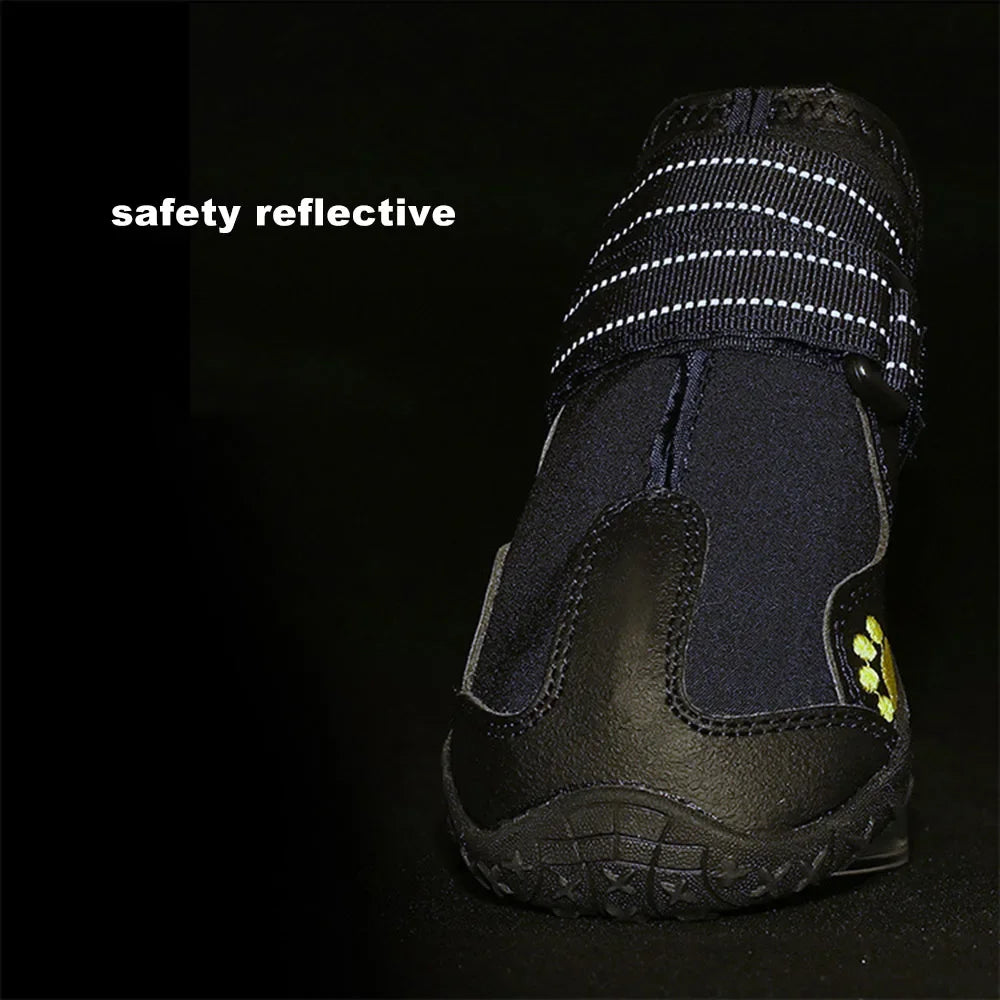 Bottes Imperméables pour Grand Chien - Protection 4 Pattes avec Semelle Antidérapante