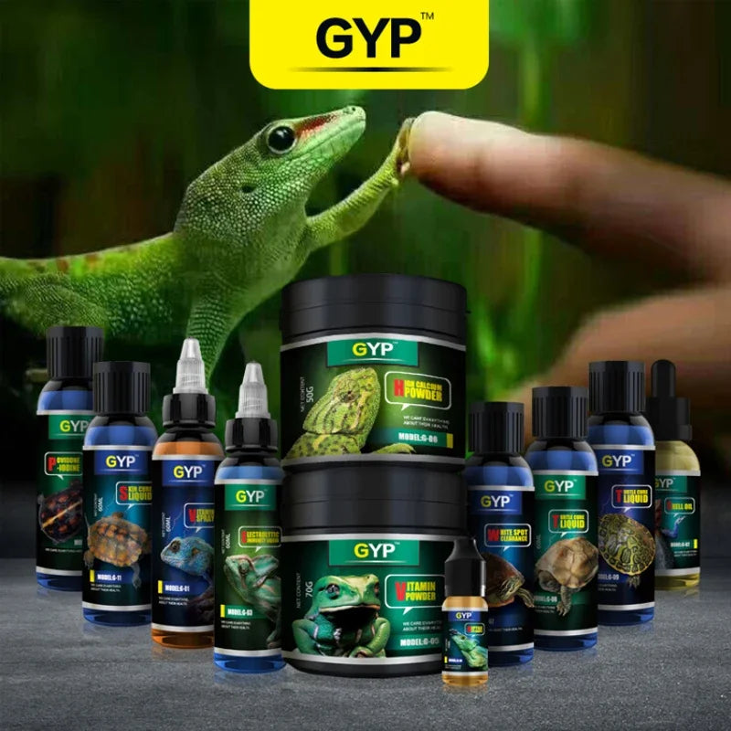 Supplément de calcium pour reptiles – Poudre à haute teneur en calcium pour lézards, tortues, caméléons, geckos, serpents et amphibiens