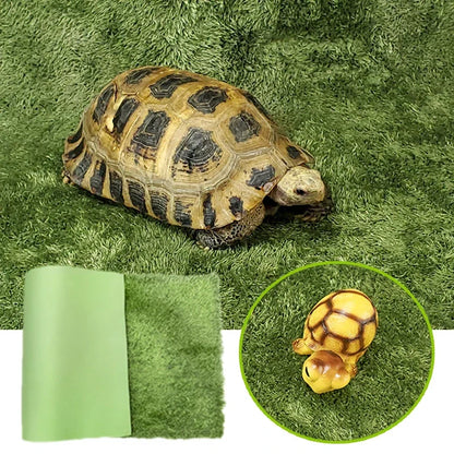 Tapis en mousse douce et hydratante pour terrarium et boîte de reptile