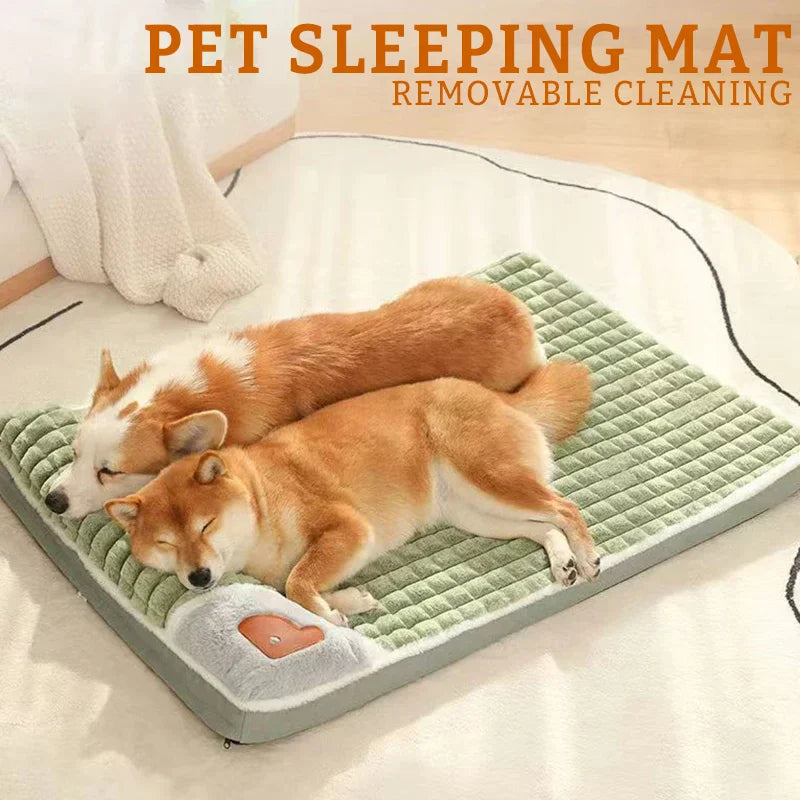 Lit chaud pour chiens et chats – panier d’hiver confortable, amovible et lavable, couchage douillet pour petits et moyens animaux