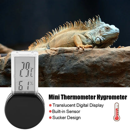Hygromètre électronique étanche pour reptiles – moniteur de température et d’humidité