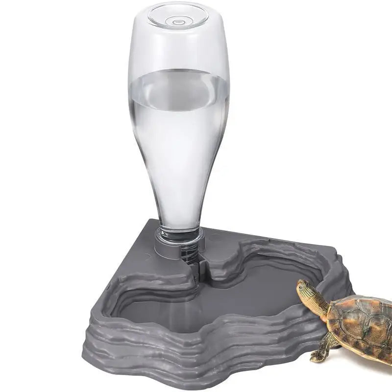 Abreuvoir automatique pour reptiles – distributeur d’eau pour terrarium, lézards, geckos et tortues