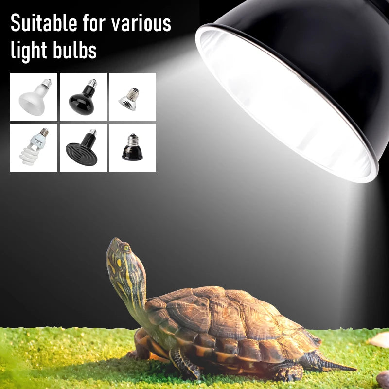 Lampe chauffante pour reptiles – Abat-jour avec 300W E27