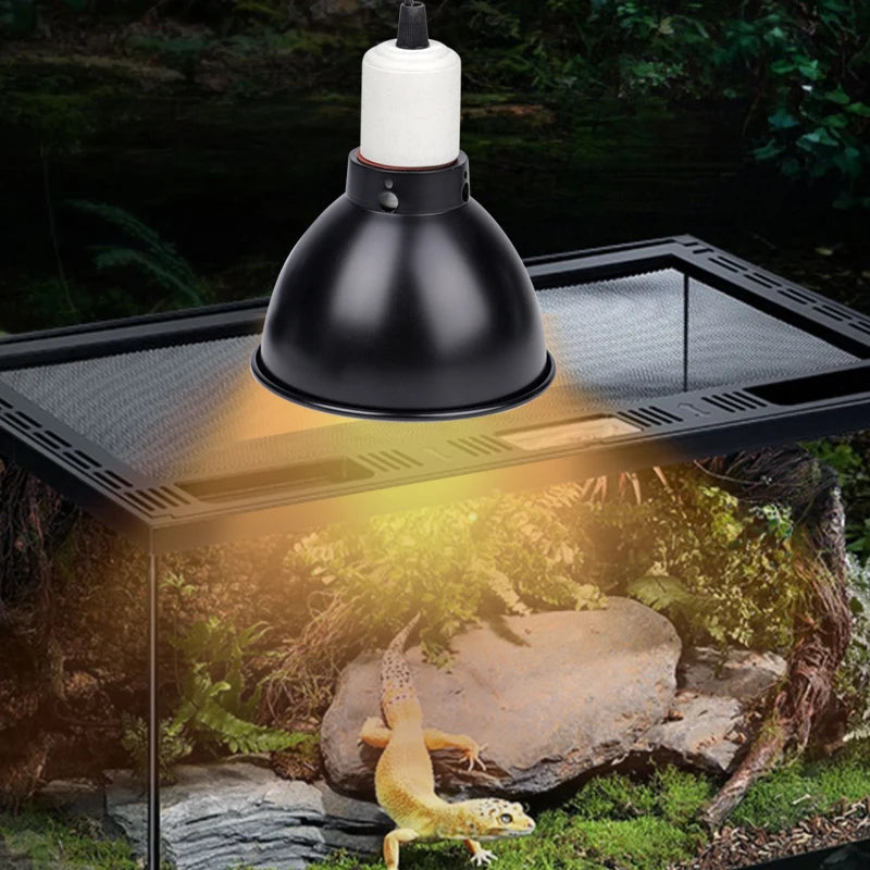 Lampe chauffante pour reptiles – Abat-jour avec 300W E27