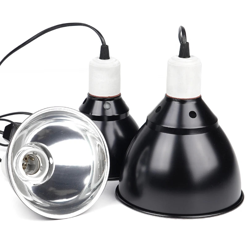 Lampe chauffante pour reptiles – Abat-jour avec 300W E27