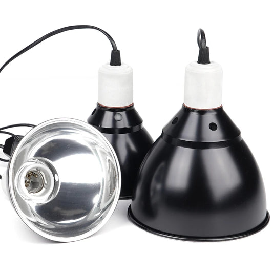 Lampe chauffante pour reptiles – Abat-jour avec 300W E27