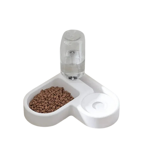 Bol automatique double pour chiens et chats – Mangeoire & abreuvoir 2-en-1 (anti-humidité)