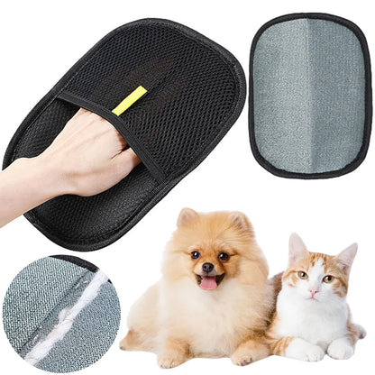 Dog and Cat Grooming Glove - 2-in-1 Anti-Hair Brush 