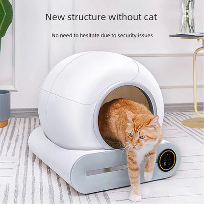 Automatic Cat Litter Box with Odor Control (Large Size)