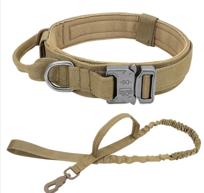 Tactical Nylon Dog Collar for Large Breeds
